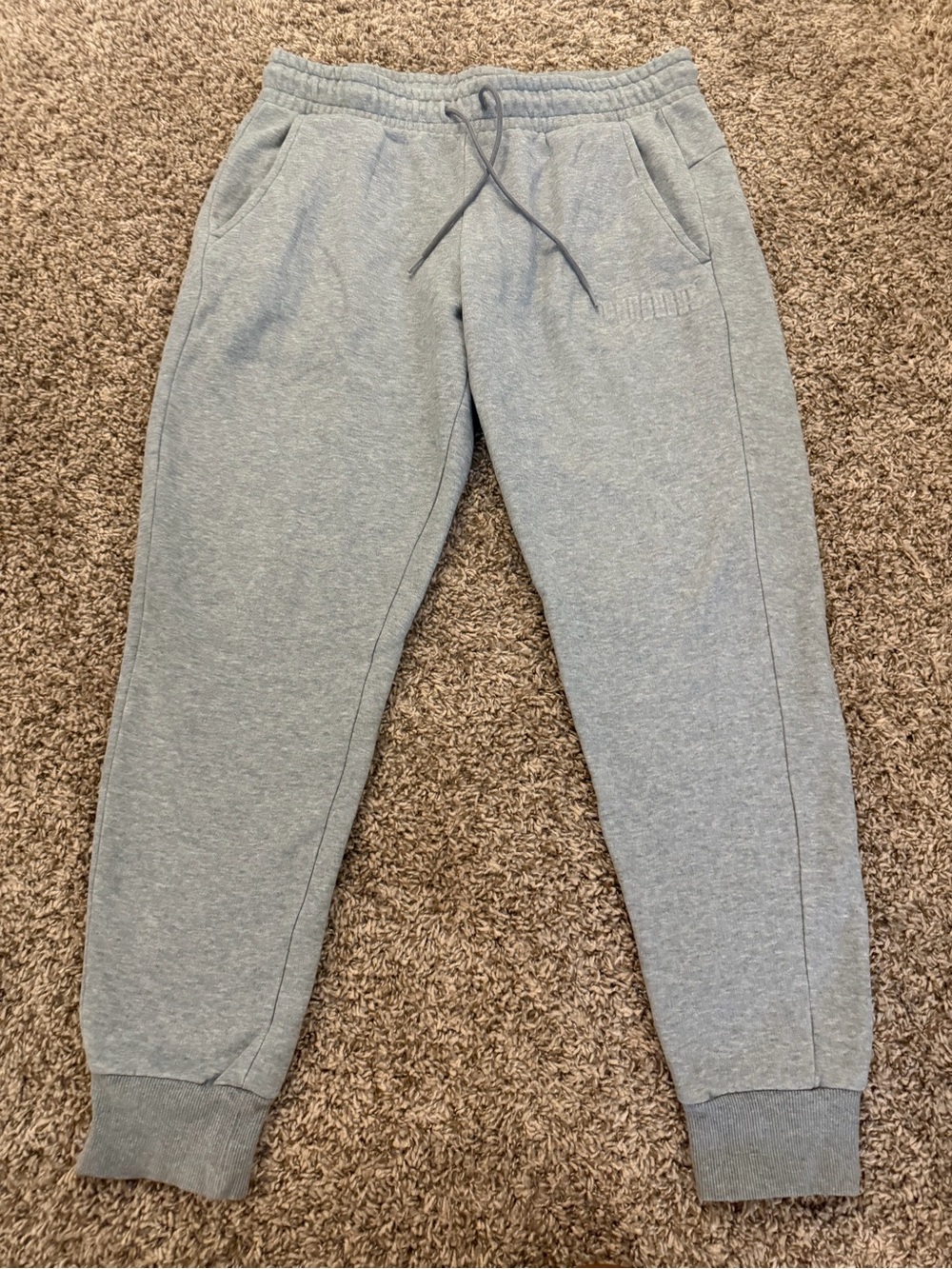 Puma mens grey Jogger Sweatpants